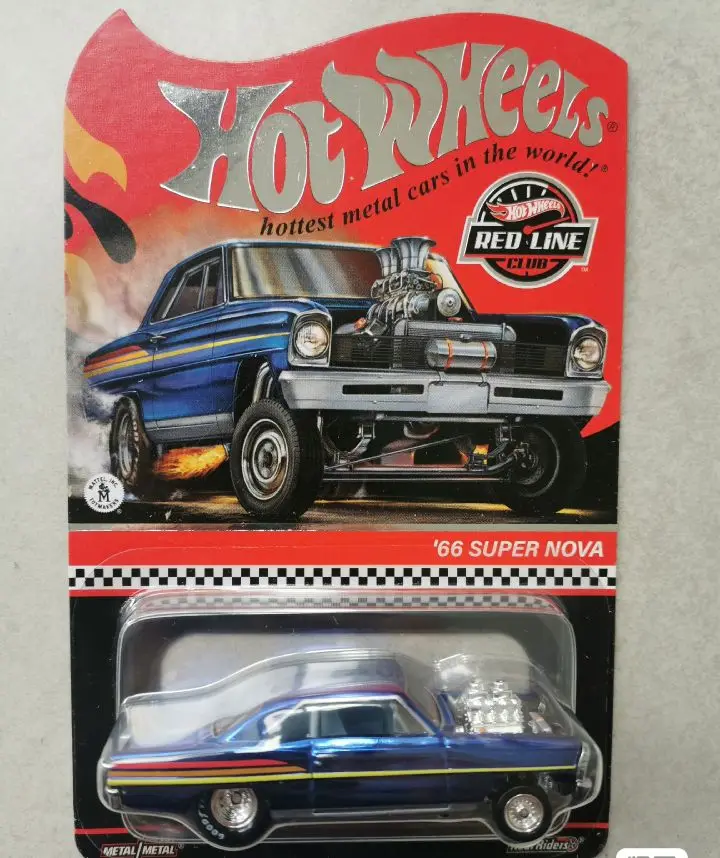 

2023 Hot Wheels RLC 1:64 66 Nova limited collection of die cast alloy trolley model ornaments