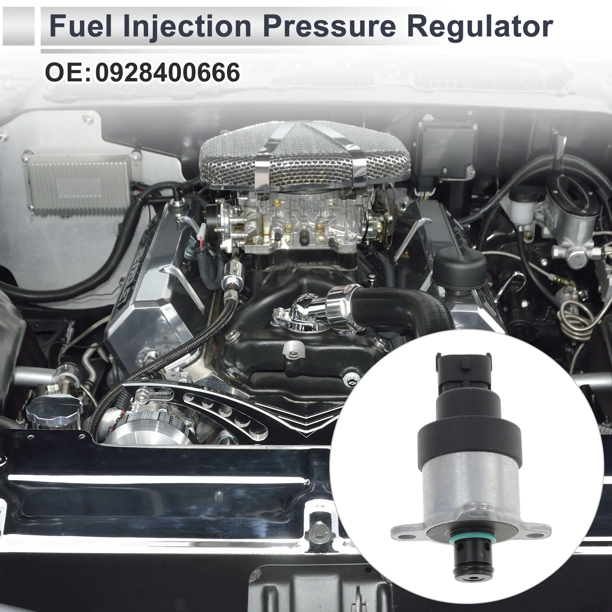 

UXCELL Fuel Pressure Regulator for Dodge for Ram 2500 2003-2007 No.0928400666 20-70 Psi