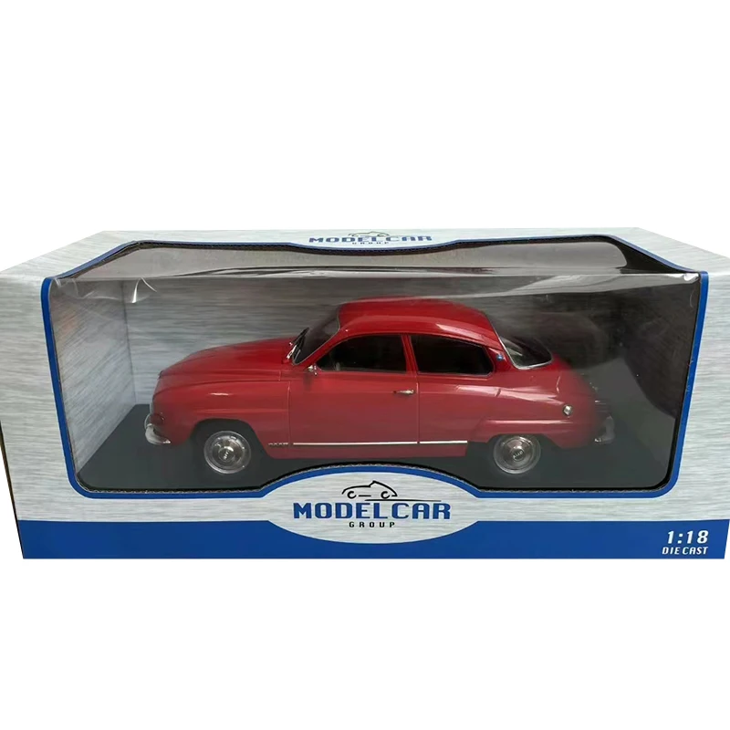 Diecast 1:18 Scale SAAB 96 V4 Car Simulation Alloy Car Model Toy Collectible Gifts Ornaments