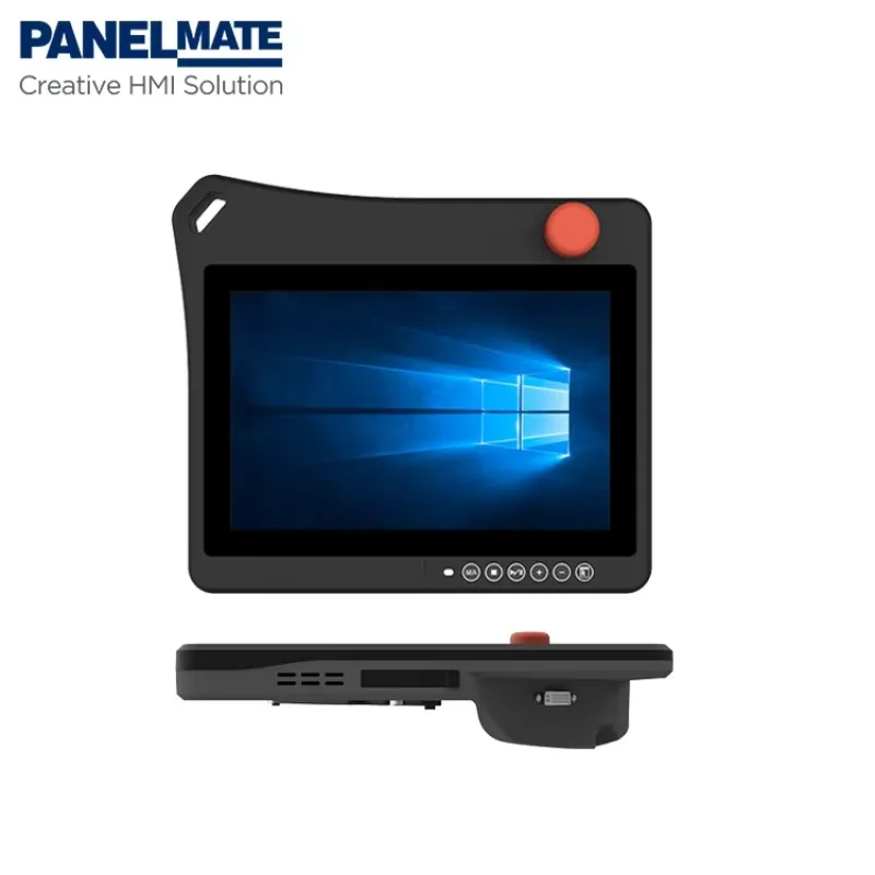 10.1 Inch IP65 Teach Pendant CNC Control  Hmi with Buttons EtherCAT Bus DVI Port with Adapter Box TouchScreen Display