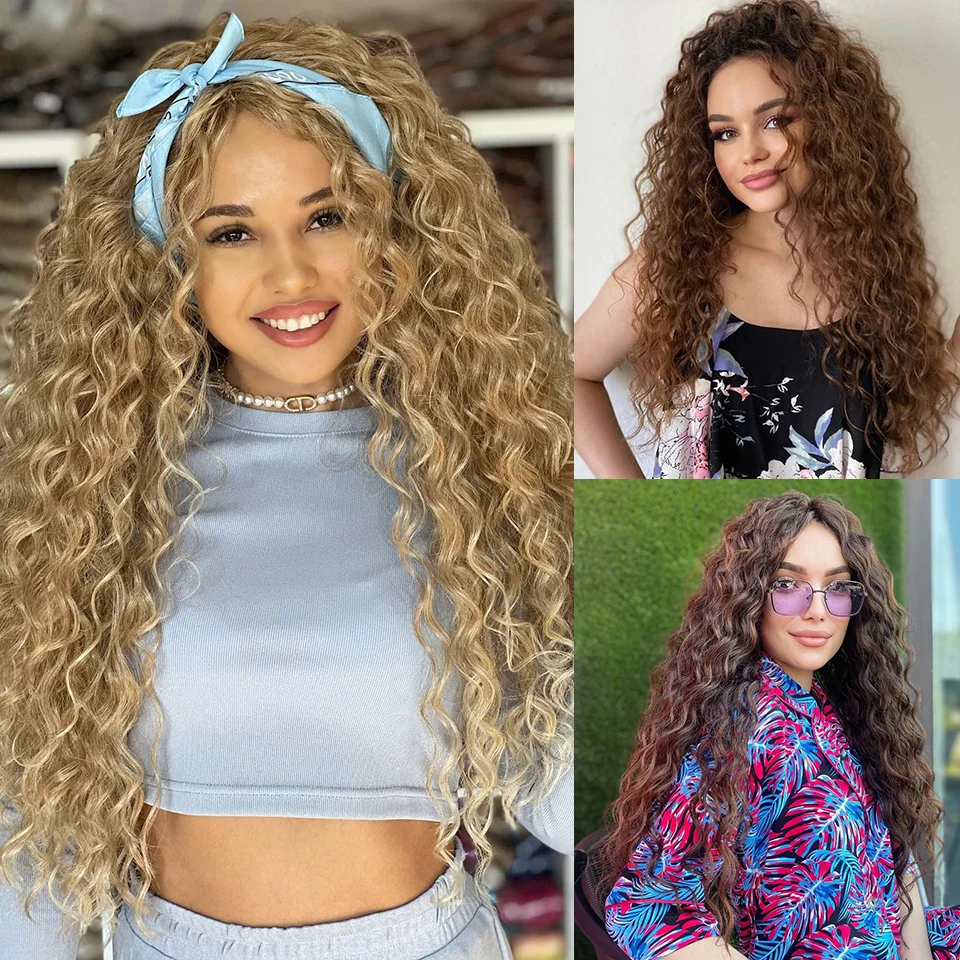 Hawaii Krullende Stijl Ocean Wave Vlechten Hair Extensions Gehaakte Vlechten Synthetische Afro Krullen Ombre Roze Watergolf Vlecht Voor Vrouwen