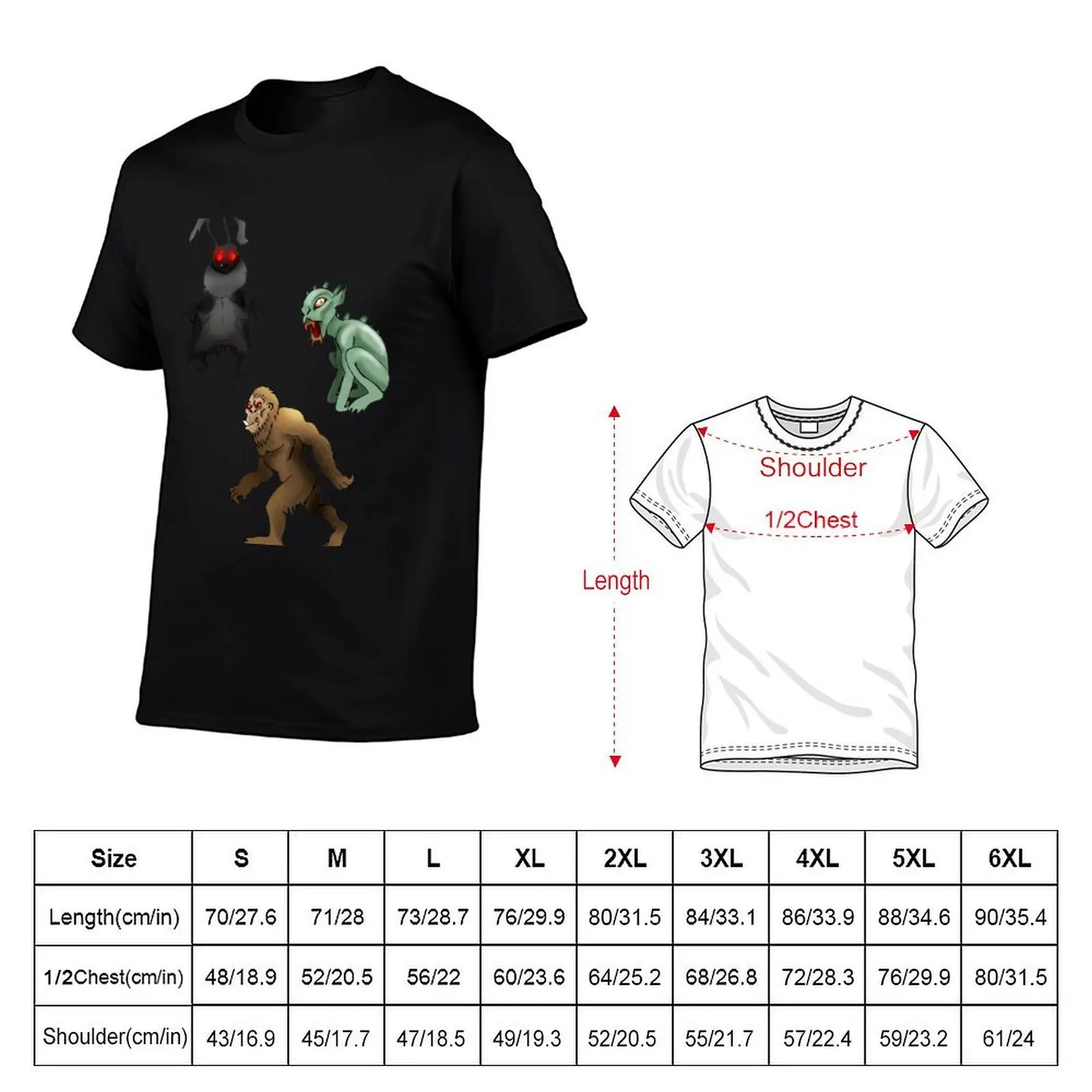 cool cryptids T-Shirt sports fans new gifts and t-shirts Men's t shirts