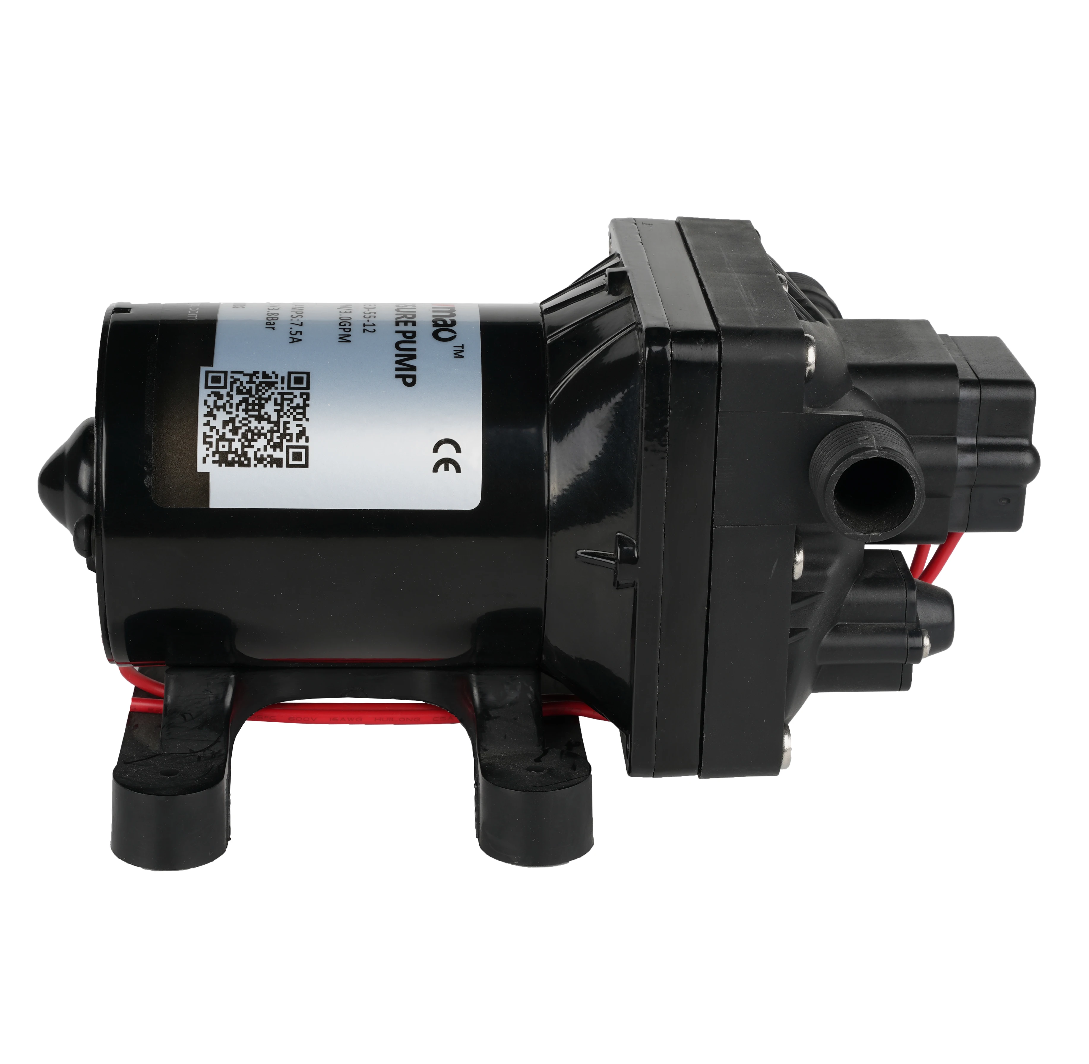 

RV 24V 55PSI 3GPM Fresh Water Diaphragm Self Priming Raw Membrane Diaphragm 12 Volt Marine Water Pump