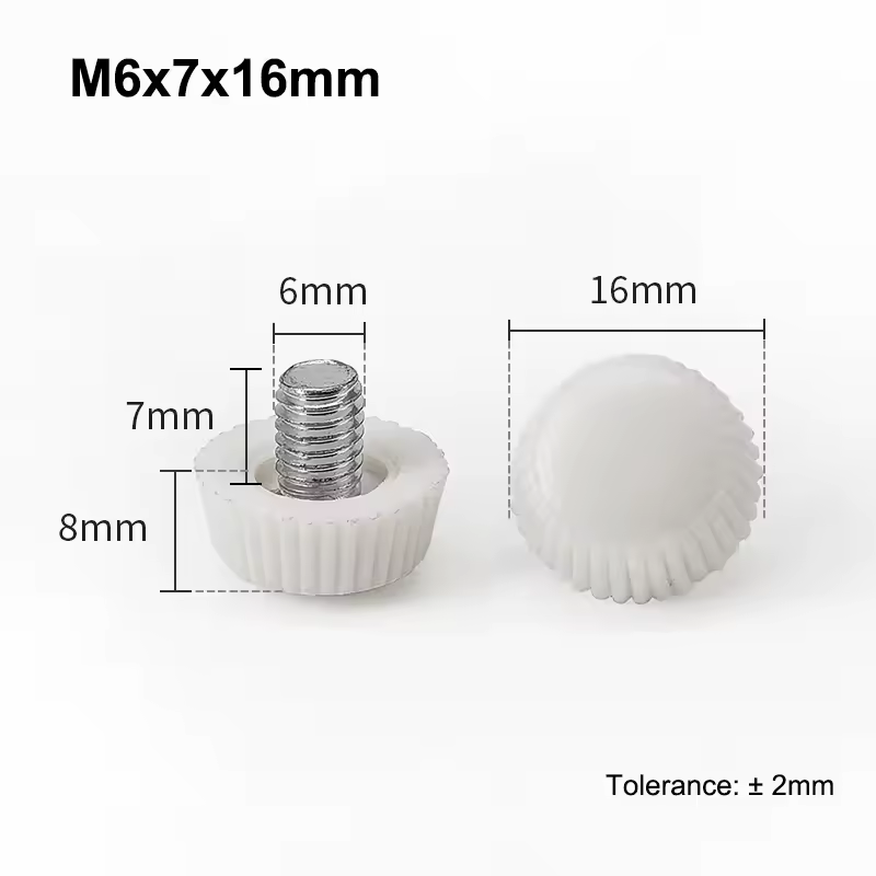 M6 M8 Leveling Foot Screw On Type PP Plastic Furniture Table Chair Sofa Leg Anti-slip Feet Adjustable Leveler Base Bolt Pad - Image 12
