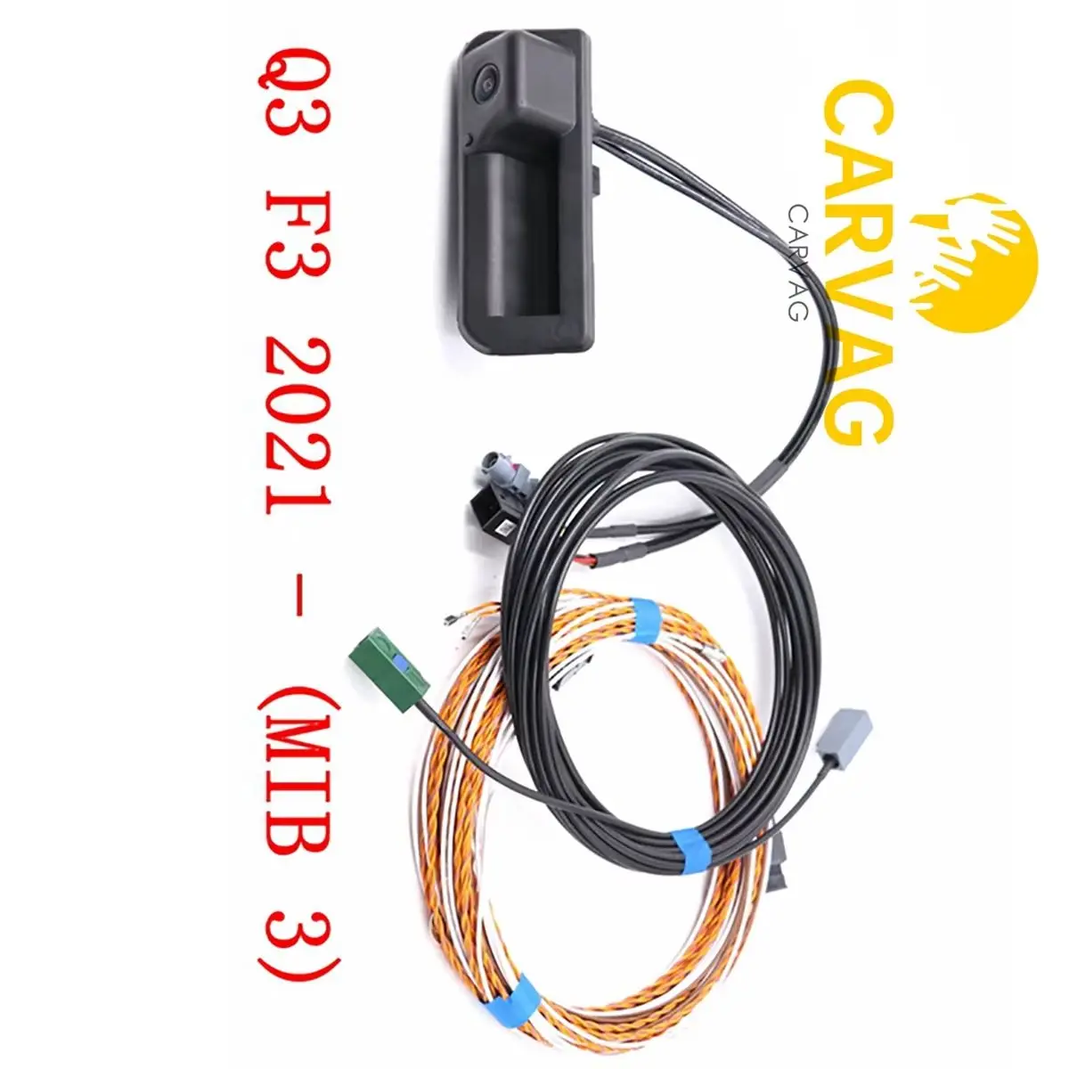 FOR AUDI Q2 Q3 F3 MIB3 High Line - Rear View Camera with Guidance Line + wiring harness