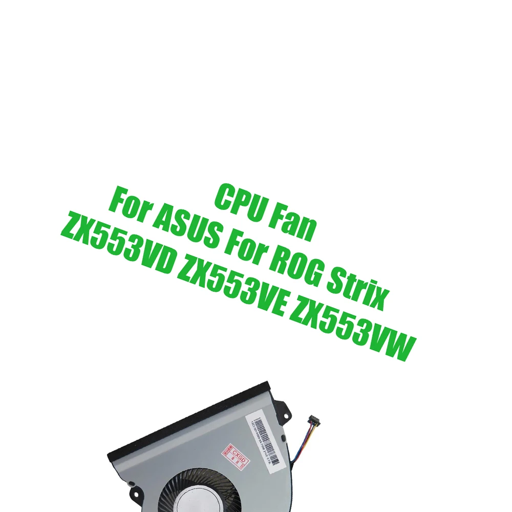 For ASUS For ROG Strix ZX553VD ZX553VE ZX553VW DC5V 0.5A Replacement Laptop CPU Fan