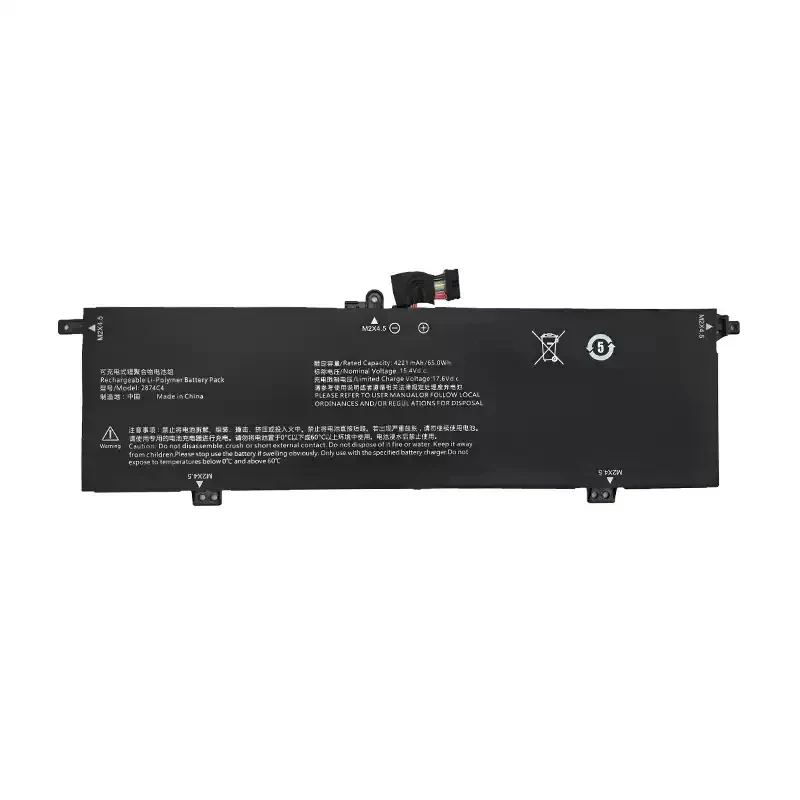 

Новый аккумулятор для ноутбука 2874C4 15.4V 65.0Wh 4221mAh 10-pin 10-wire для ThundeRobot T-BOOK 14 ThunderBook 14 i5-12500H Iris Xe