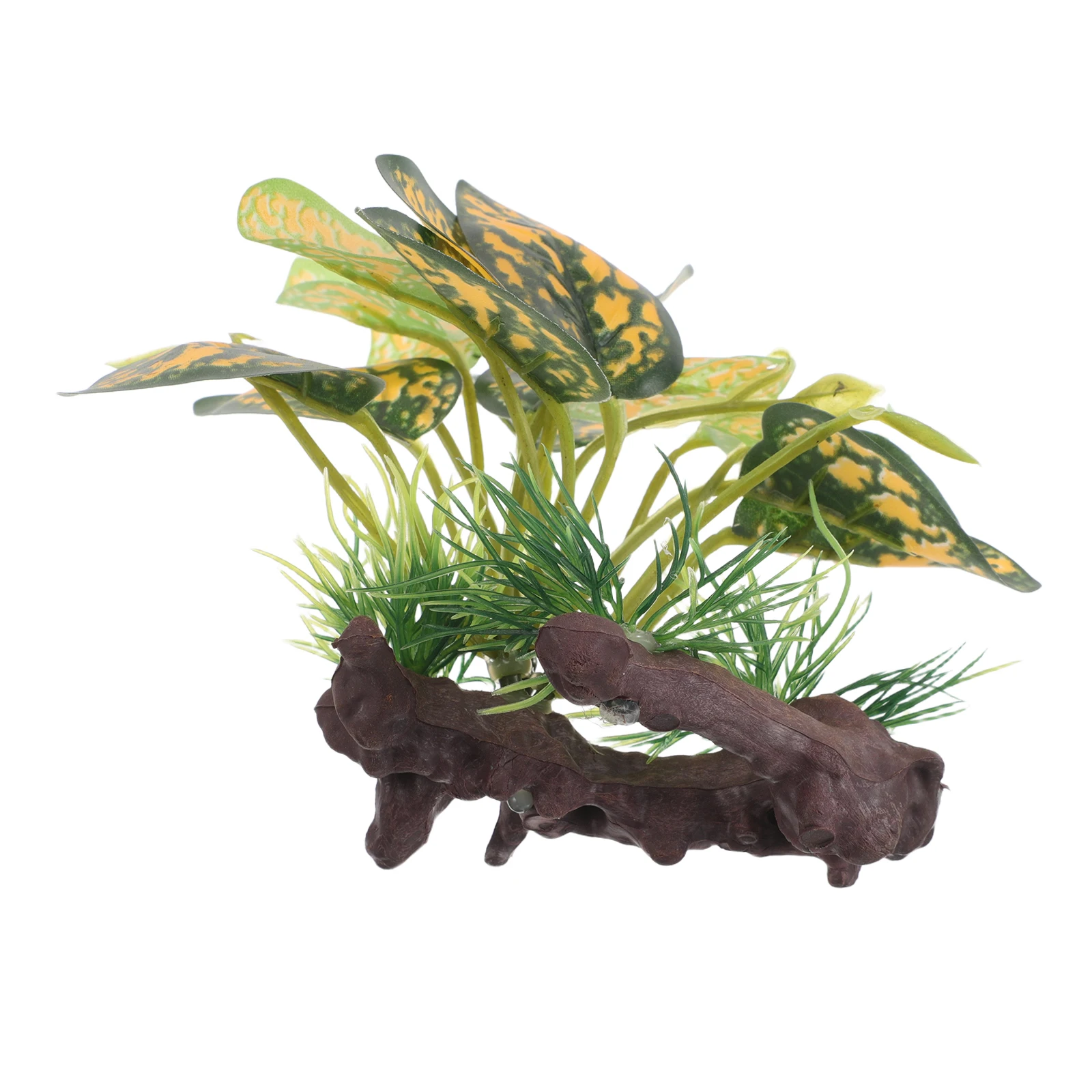 

Aquarium Plants Plastic Artificial Realistic Simulation Fish Tank Decoration Plastic Aquatic Fish Bowl Ornament