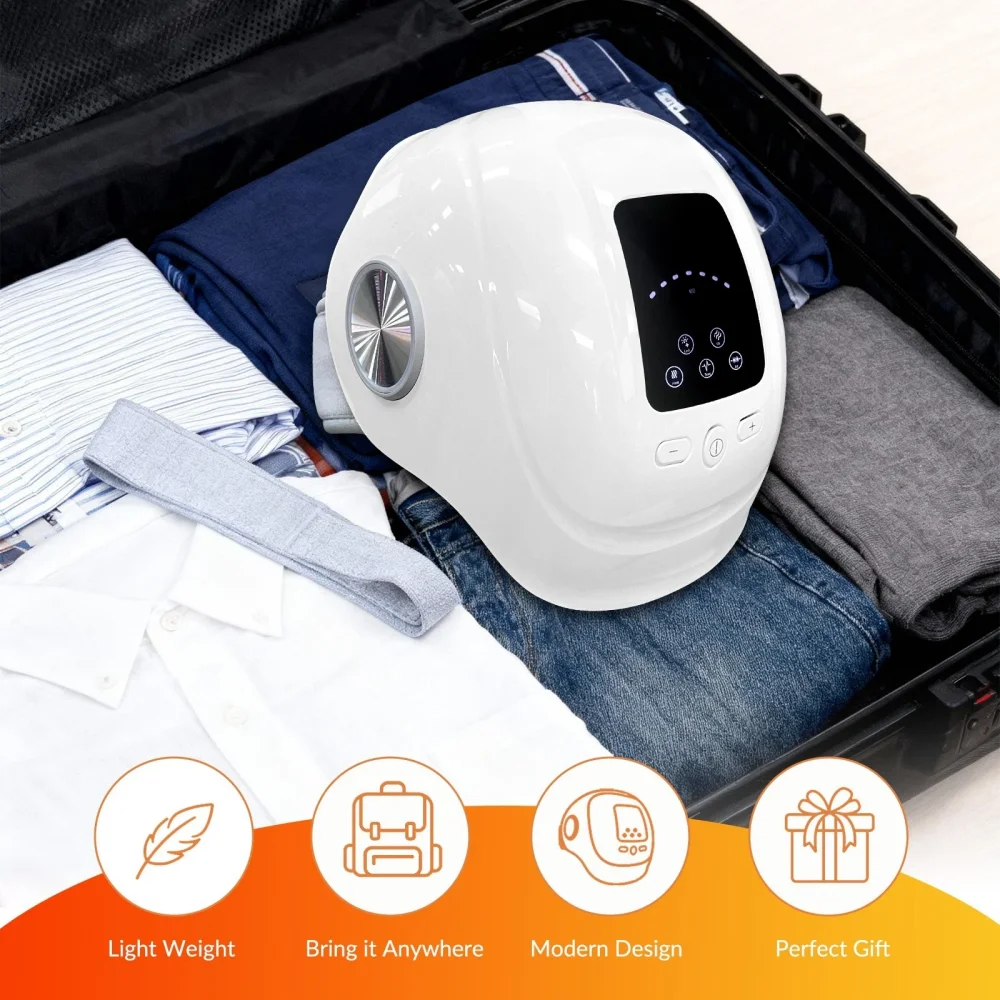 

Frovab Professional Knee Pain Relief Device 5 in 1 Massager with Heat Red Light Therapy Vibration for Arthritis Muscle Recovery