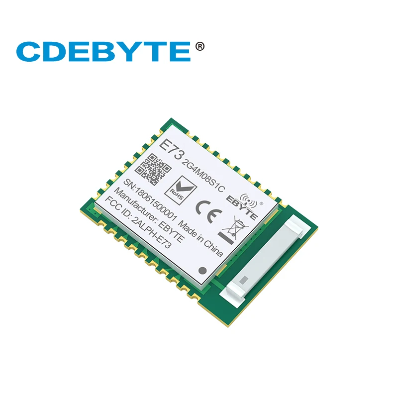 Imagem -02 - Módulo rf Bluetooth4.2 Transmissor sem Fio Transceptor 8dbm 120m 2.4ghz Antena Cerâmica Iot Peças Nrf52840 E732g4m08s1c Ble5