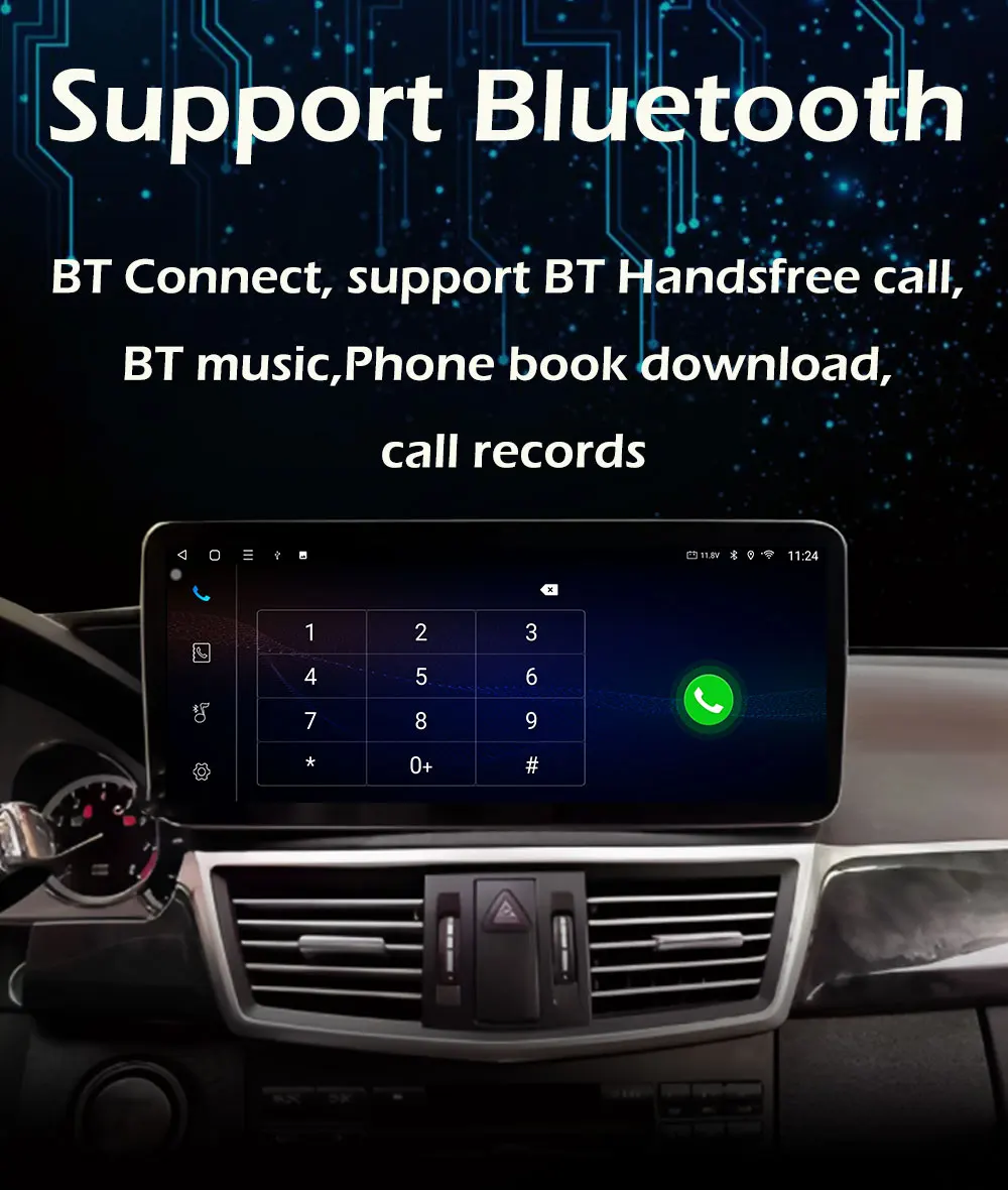Android 16 GPS BT Für BENZ A-KLASSE CLA GLA W176 2012 - 2018 Kabelloses Carplay 4G Auto-Videoplayer QLED HD Bildschirm Autozubehör – Detail 15