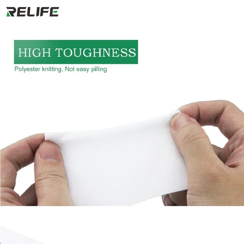 RELIFE RL-045-limpiaparabrisas de algodón antiestático para pantalla de teléfono móvil, limpiaparabrisas absorbente, limpieza de placa base