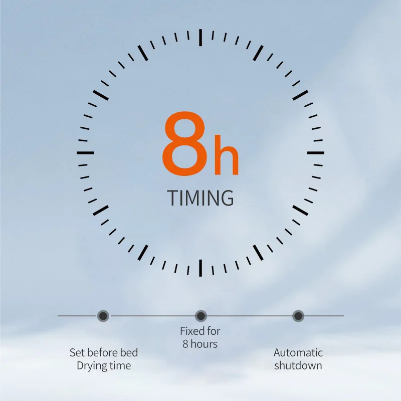 Intelligent Electronic Dryer 8 Hour Timer Drying Case Box Dryand dehumidify Compact Convenient（45 ° Intelligent thermostatic）