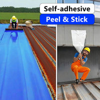 Heavy-Duty Waterproof Membrane, Self-Stick Tape for Industrial Roofs & Containers, Long-Lasting Leak & Rust Prevention