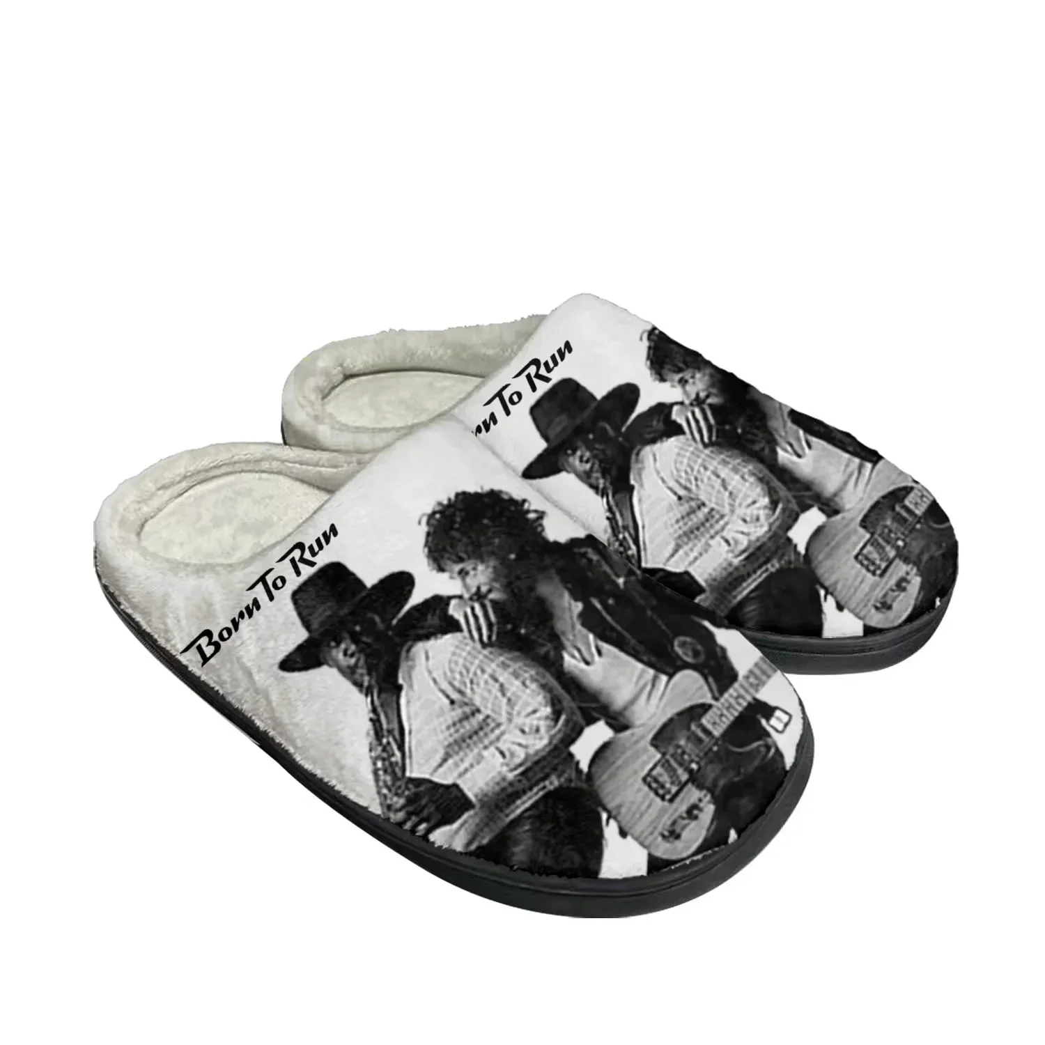 

Плюшевые тапочки Born To Run, домашние хлопковые тапочки, теплые комнатные сандалии для взрослых, сохраняющие тепло