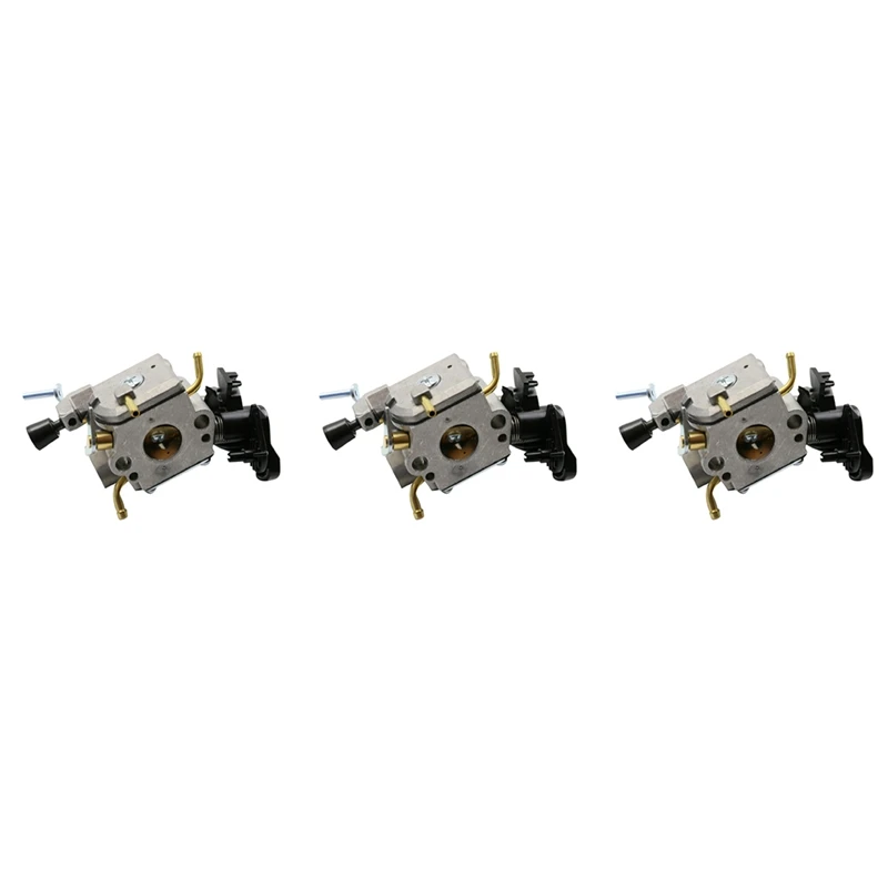 3X Carburetor For Husqvarna 445 & 450 Chain Saw Engine Parts 506450401