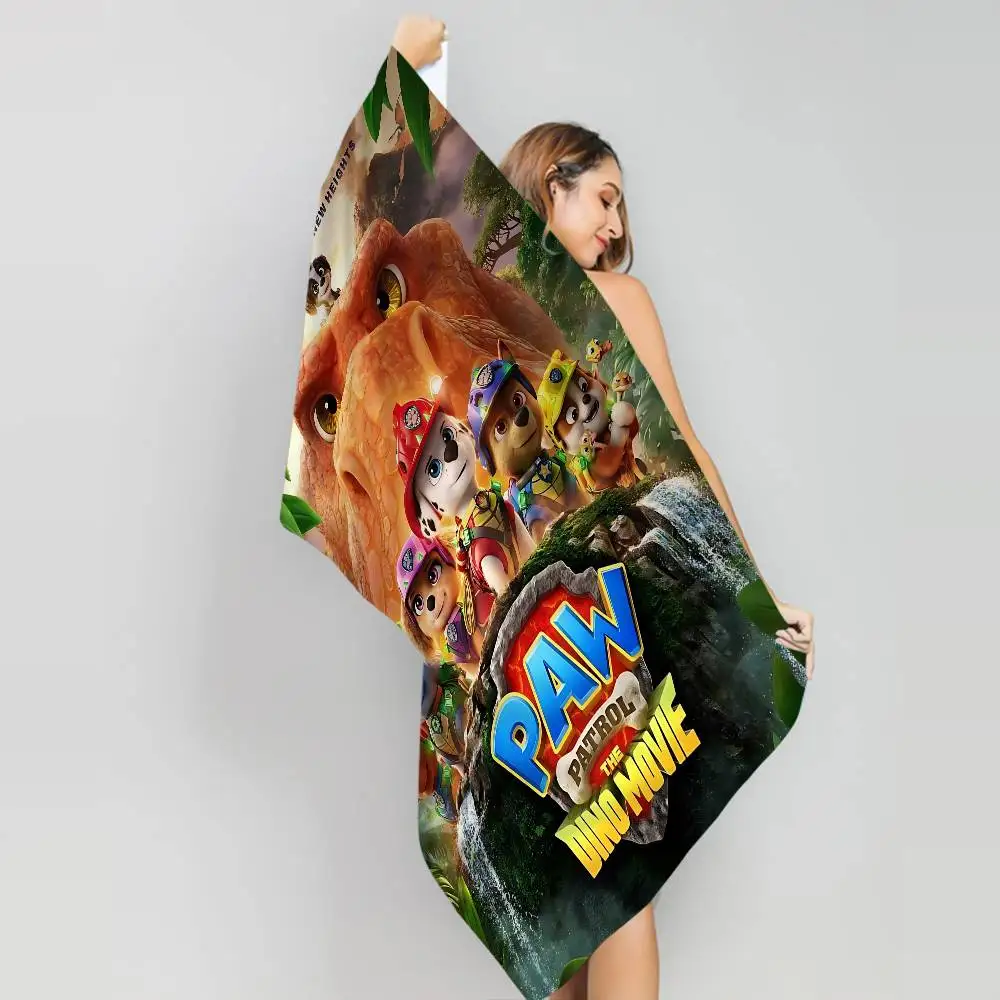 Funny-P-PAW-P-Patrol Big Microfiber Beach Towels Quick Dry Towel Sand Beach Towels Pool Towel For Travel Swim Pool Yoga