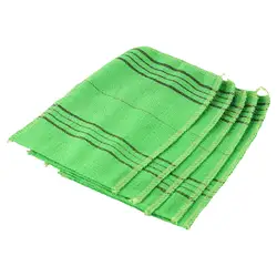 5Pcs Korean Italy Asian Exfoliating Bath Washcloth Body Scrub Shower Soft Towels  Wash Cloths Dead Skin Clean Wash Towel Tool