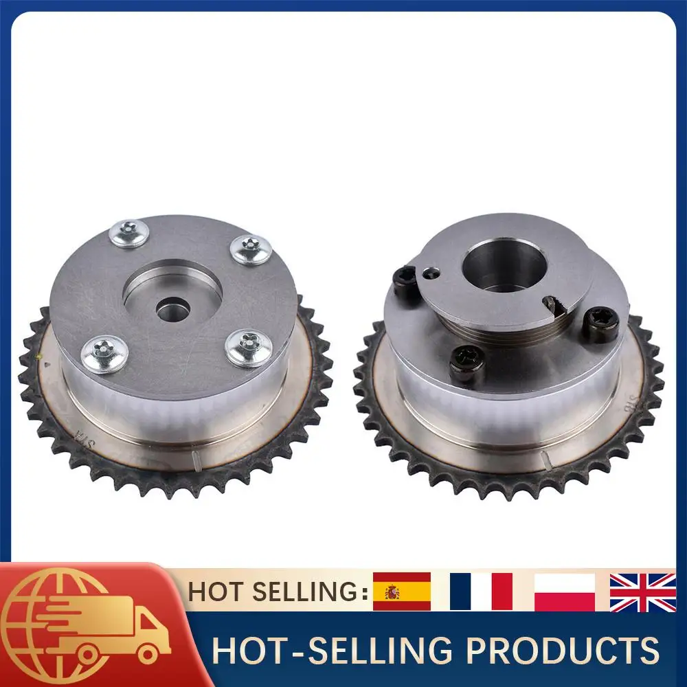 

2PCS Intake Exhaust CVVT Gear Set For Hyundai Elantra Tucson Kia Forte Soul 2014-2019 2.0L G4NC 24350-2E201 24370-2E200