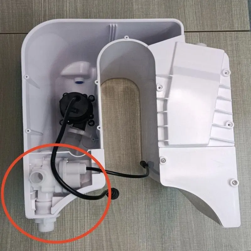 Smart Toilet Accessories Flush Distribution  U-shaped Water Tank Motor Switching Valve Water SeparatorTriangle Water Separator
