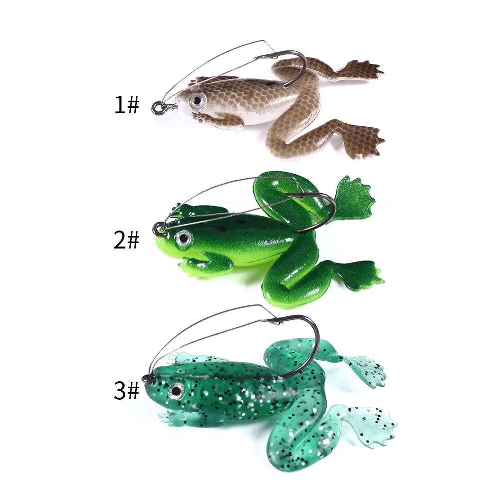 6cm5g Schwimmender Köder Frosch Anti-Haken Grundköder für Schlangenkopffische Spezielle Angelausrüstung Neues Modell – Detail 1