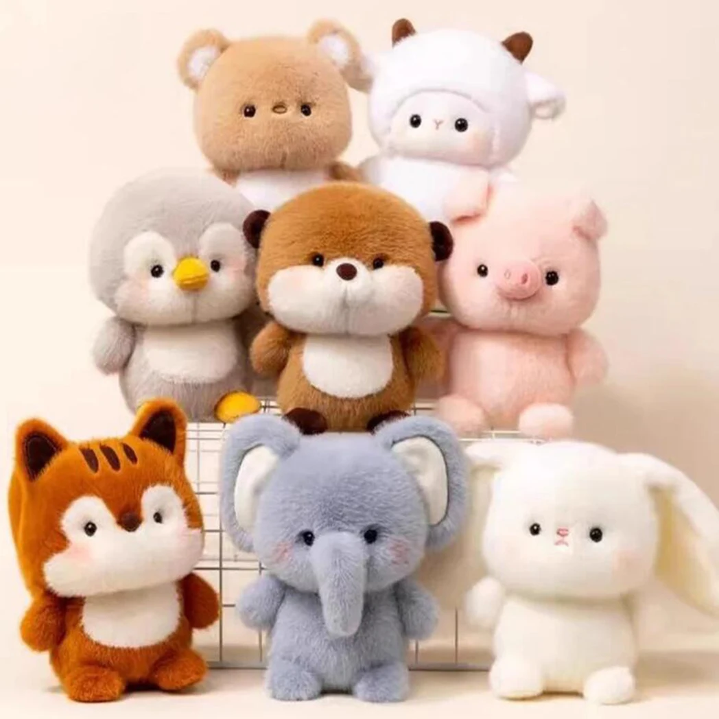 15 cm simpatico animale peluche per bambini tavolo bambola ornamenti compagno bambola compleanno regali di Natale morbido compagno di sonno Kawaii