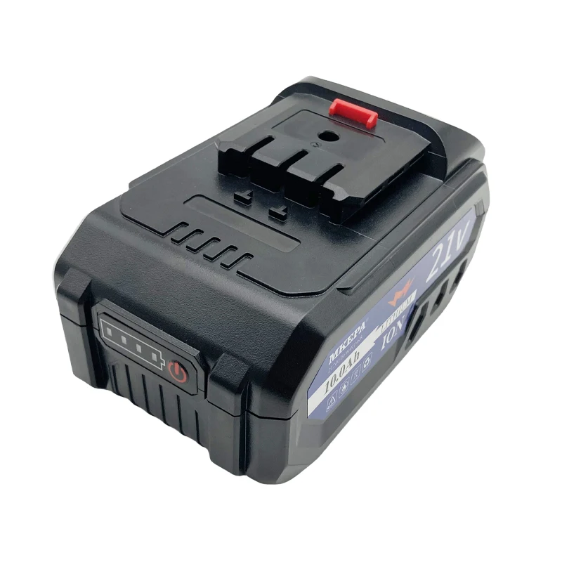 21V/18V 10Ah high power 21700 5C power battery, for electric drills, electric saws, water guns, electric hammers, with 100A BMS