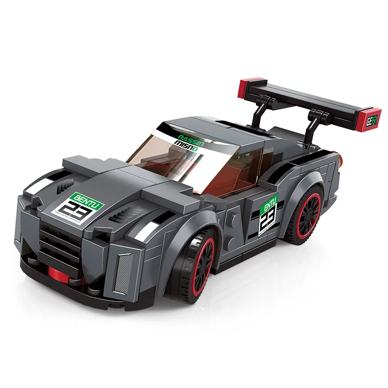 

Speed Champion Japan Supercar Building Block Nismo GTR Super Sport Car Vehicle Bricks Educational Toys Collection For Gifts