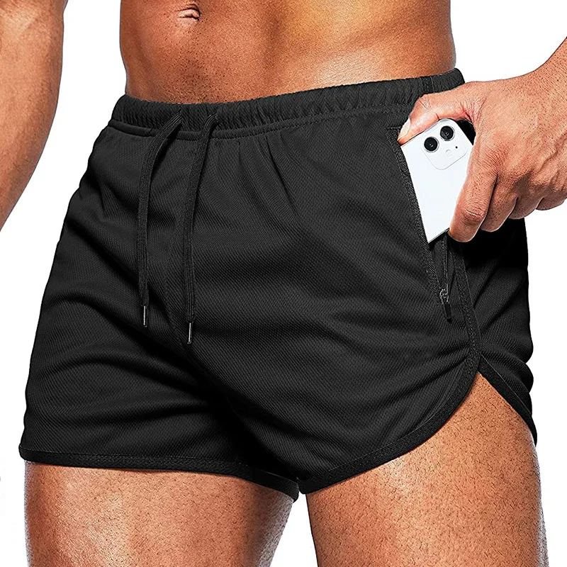 Summer Quick Dry Men\'s Sports Running Shorts Fitness Beach Short Pants Sportswear Gym Training Workout Shorts Compression Shorts