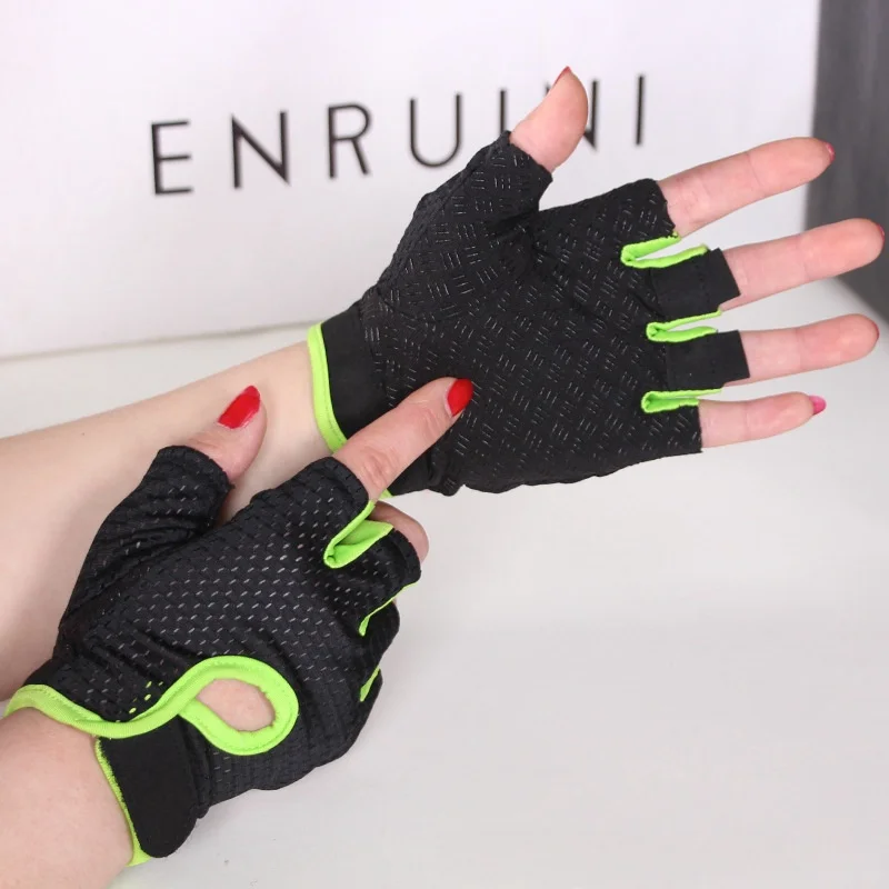 Guantes de ciclismo sin dedos para hombre y mujer, manoplas profesionales antideslizantes y transpirables para gimnasio, pesca y bicicleta, Verano