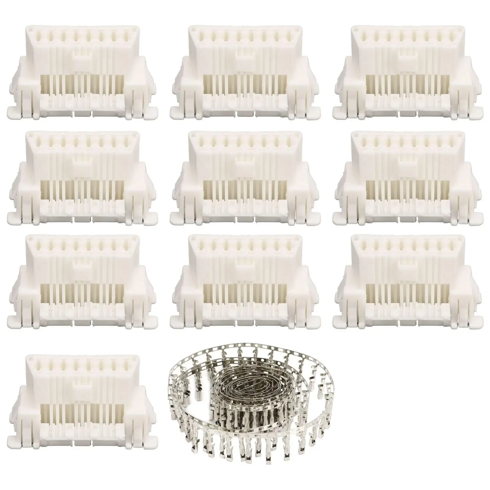 

10 шт. OBD2 16-контактный разъем жгута проводов для белого автомобиля диагностический штекер интерфейс сканер авто