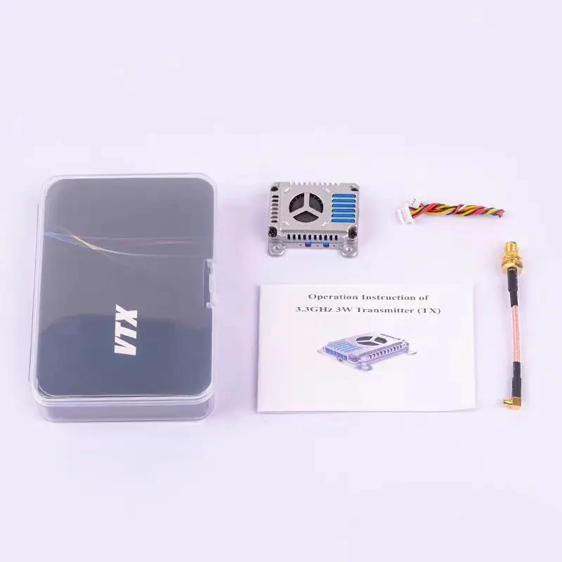 3.3G VTX 3W max Analog VTX & VRX Lightweight compact 7inch 9inch 13 inch fpv drone VIDEO TRANSMITTER