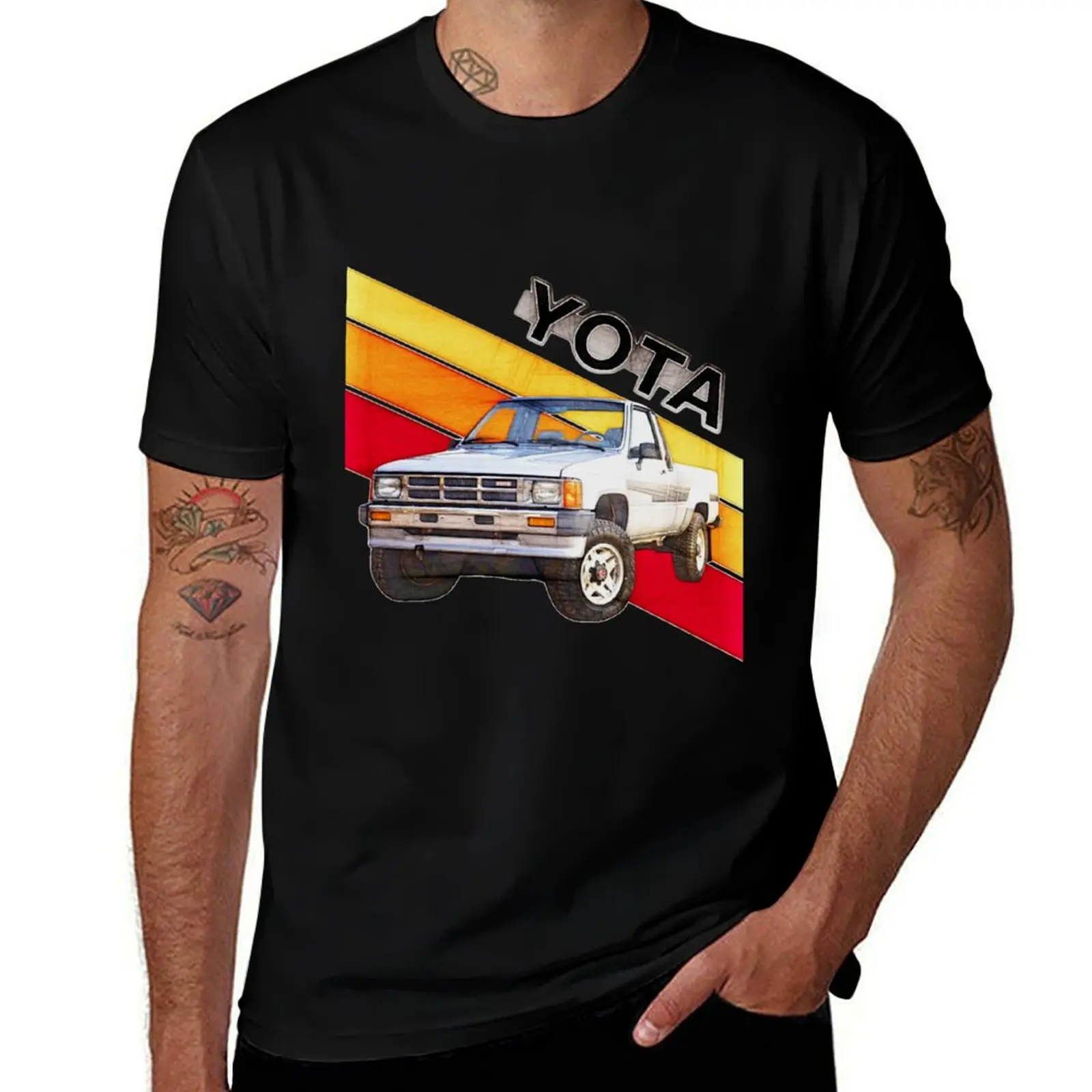 

Retro Yota Pickup 2nd gen sketch graphic T-Shirt t shirts for man graphic tees t shirts for man slim fit T-Shirt
