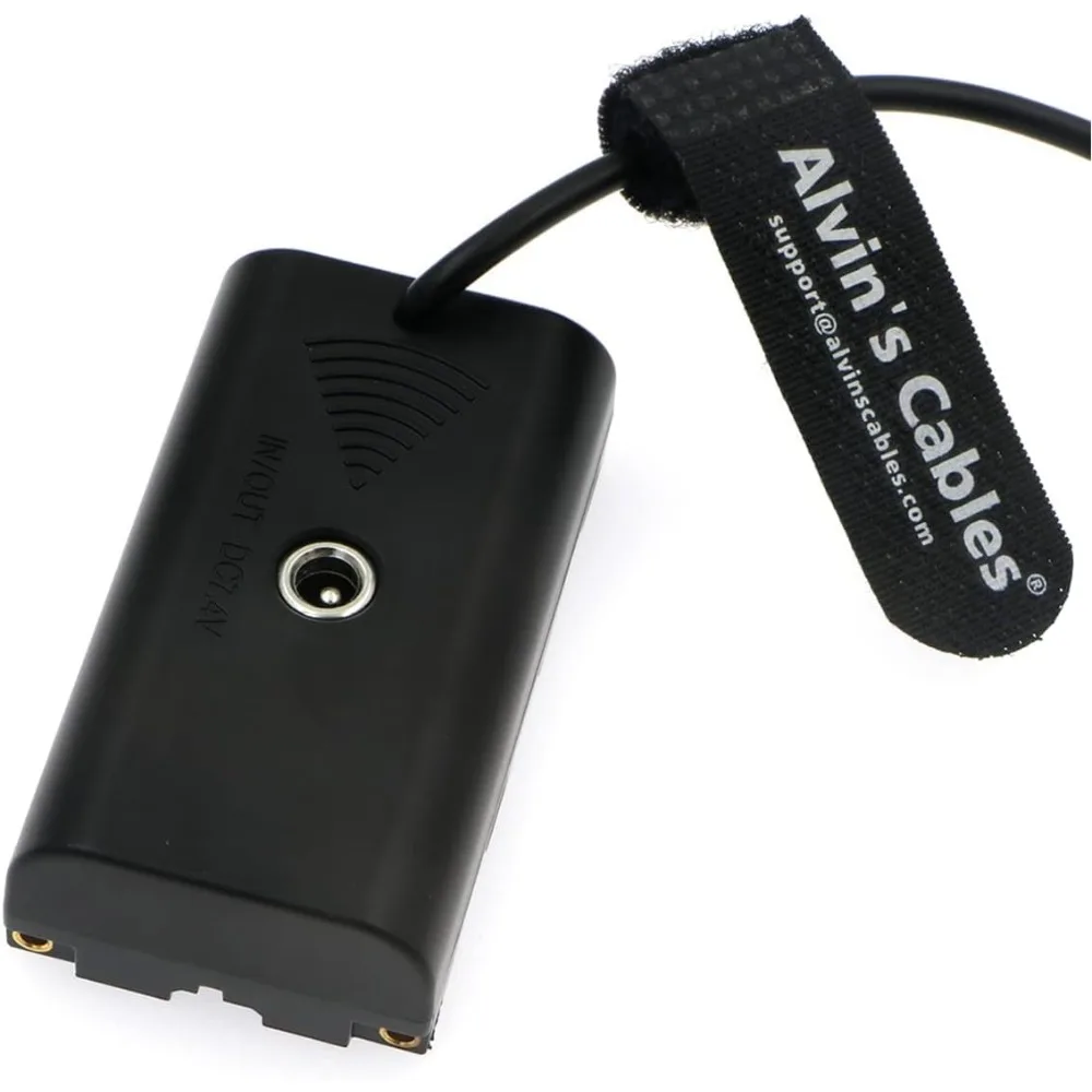 Alvin’s Cables USB-C Type-C PD to NP-F550 Dummy Battery Coiled Power Cable for Sony NP-F550| F770| F570| F970 Atomos Ninja V