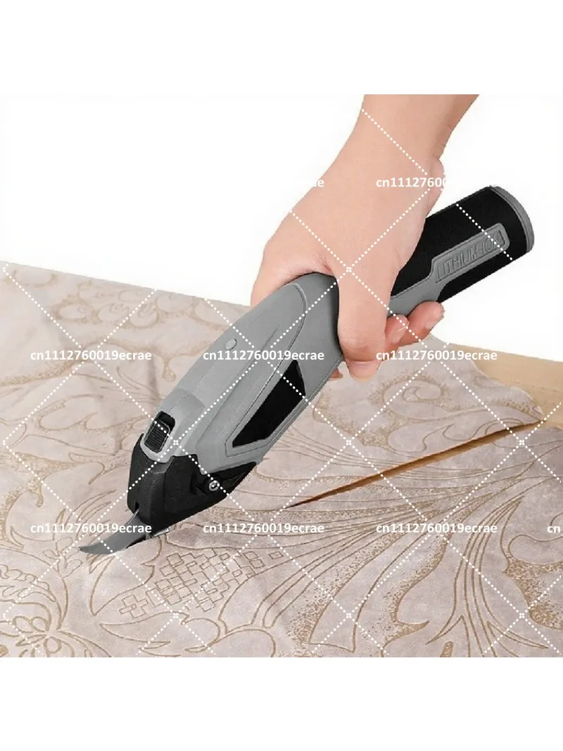 Electric Fabric Scissors Cordless Rechargeable for Cloth Leather Edge Trimming Cutter
