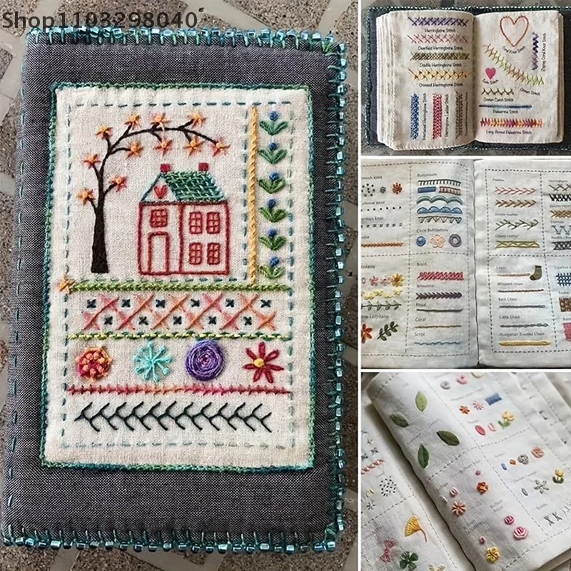 

A Set Of Embroidery Books, Including Stitch Guides, DIY Projects, And Sewing Techniques