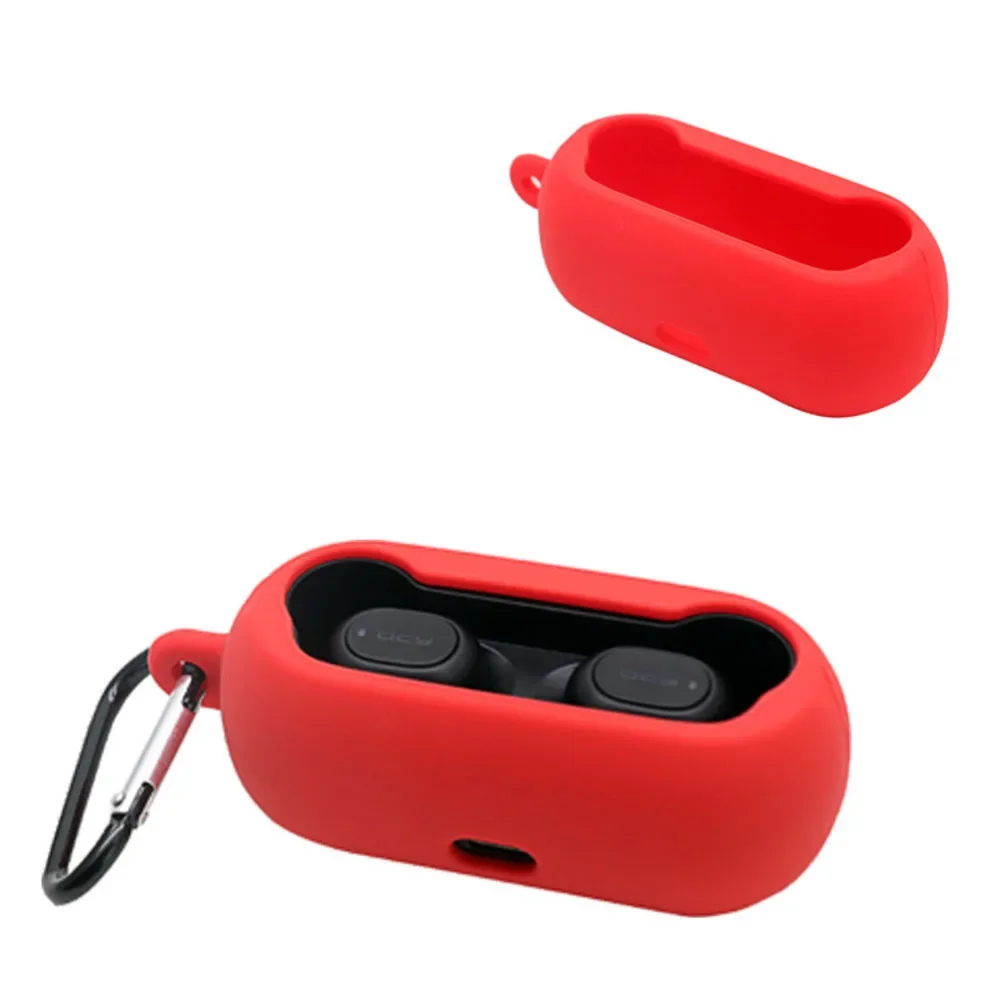 Waterdichte siliconen beschermhoes voor oordopjes, compatibel met SoundPEATS TrueFree QCY T1 draadloze oordopjes