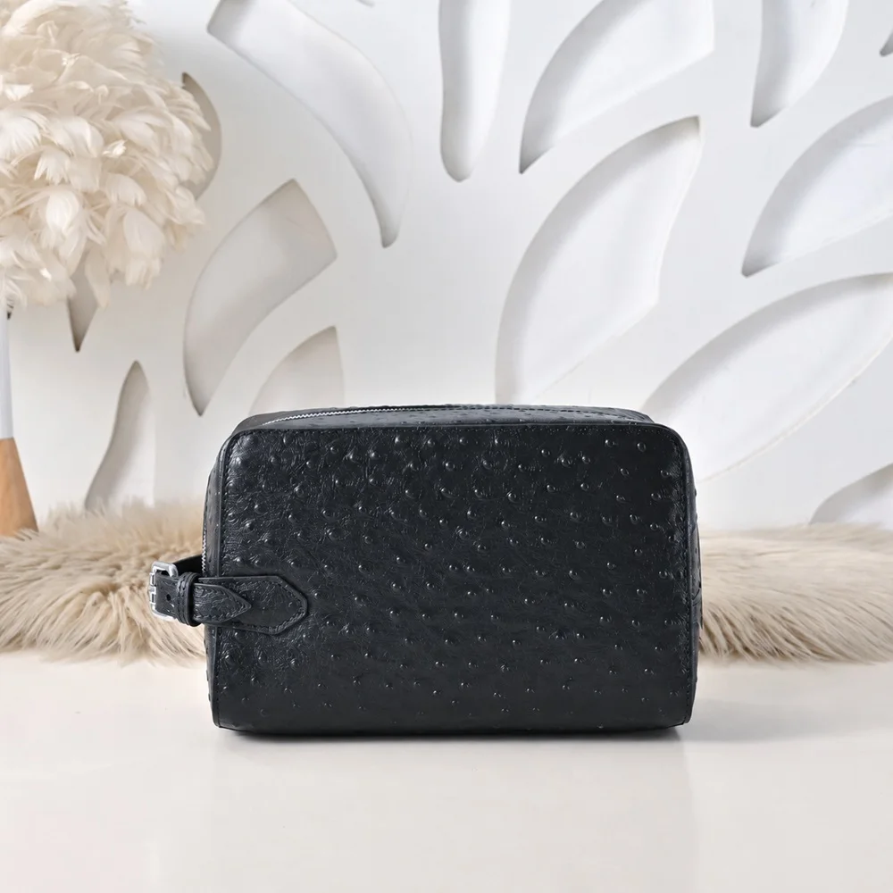Mens Clutches Bag Luxury Designer Genuine Leather Wallet Large Capacity Daily Business Office Handbags Casual Male Travel Bags