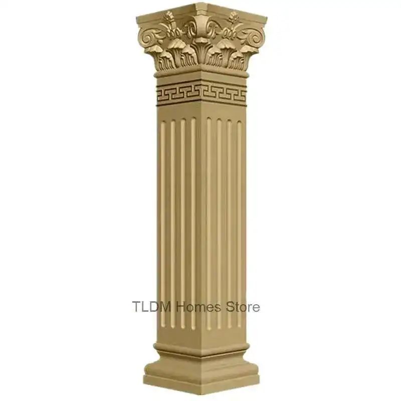 

Garden build Fence DIY Cement Column Mold Garden Building European Decorative Modeling Roman Column Mold Thickened Square Column