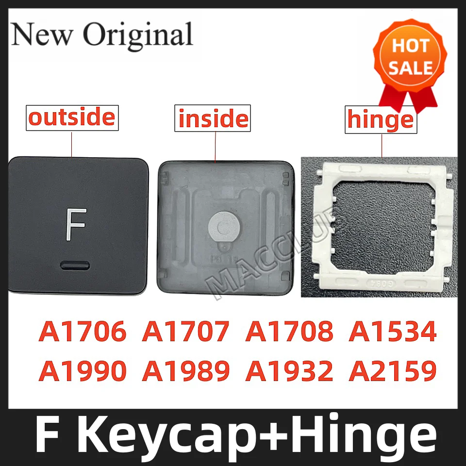 

F KeyCap for MacBook Pro Retina A1708 A1706 A1707 A1989 A1990 A1534 A2159 A1534 Keyboard Case Key Cap keys with hinge