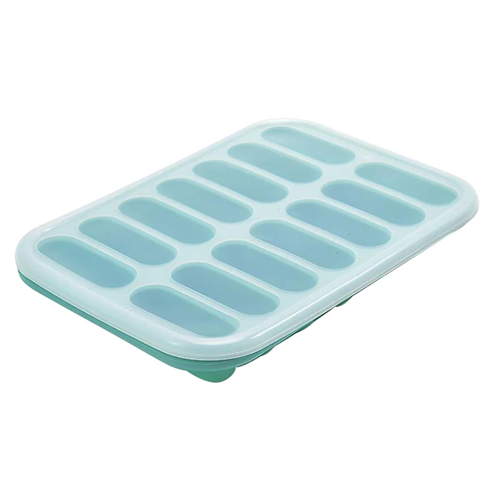 

Silicone Ice Cube Tray Reusable Baking Mold Nonstick Sausage Gel Forms Easy Clean Home Professional Kitchen Bar Tools