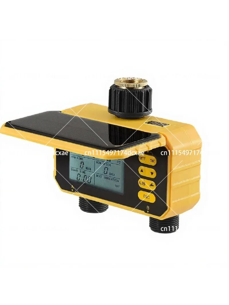 Solar Automatic Drip Irrigation System Micro Spray Dual Channel Watering Device