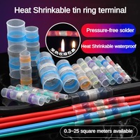 10/20/50/100pcs Waterproof Solder Seal Wire Connectors Heat Shrink Insulated Electrical Wire Terminals Butt Wire Splice