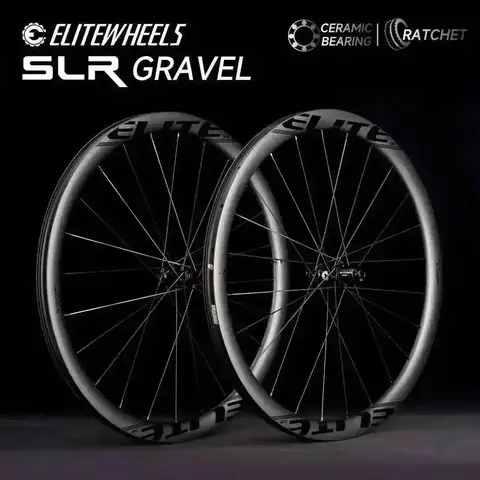 Карбоновые колеса ELITEWHEELS SLR GRAVEL 700C для циклокросса с дисковыми тормозами — изображение продукта