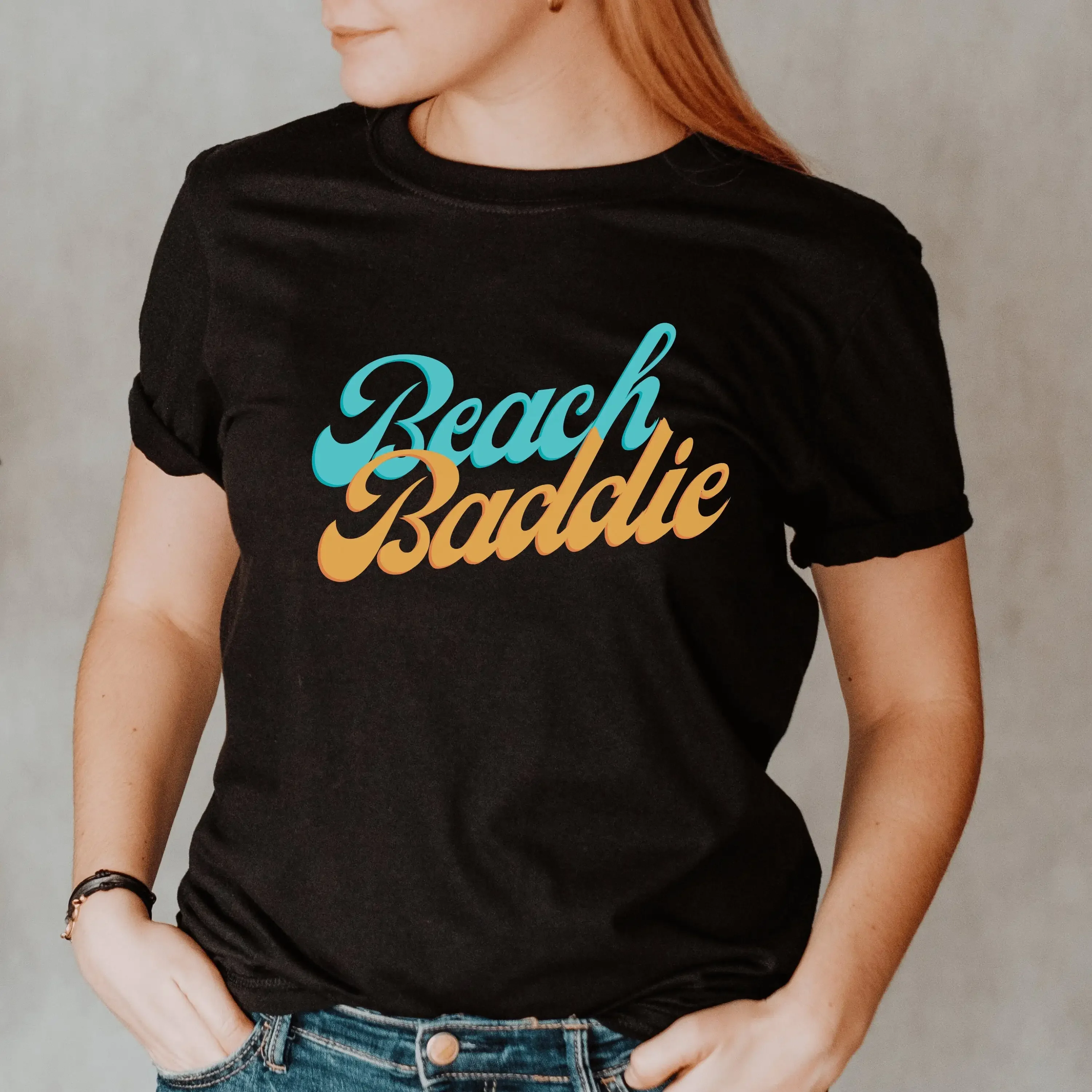 

Футболка Beach Baddie для отпуска, путешествий, летних приключений, весенний перерыв 2023.