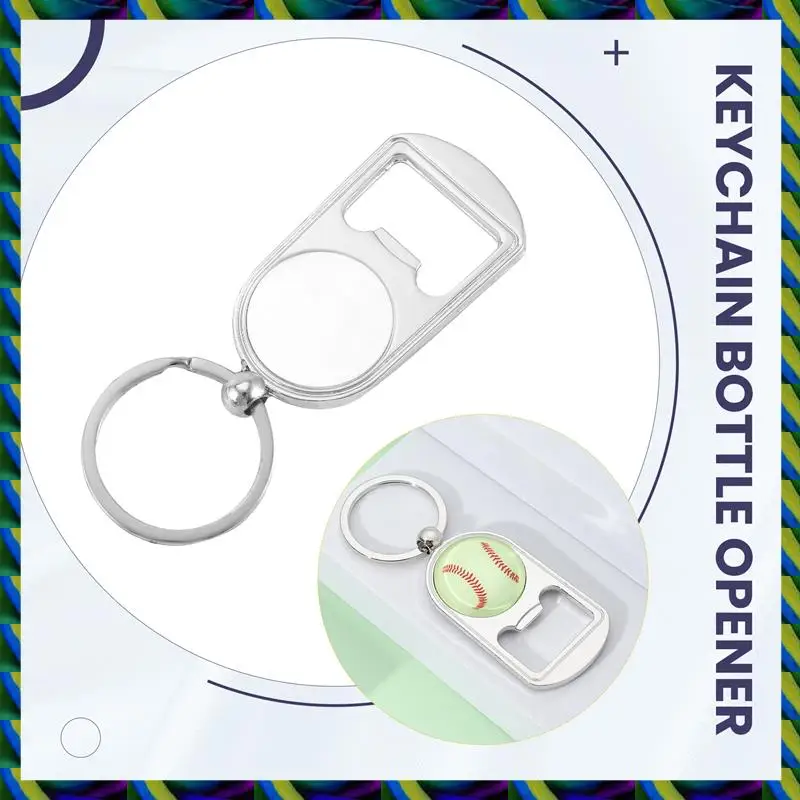 يوميا 10 قطعة التسامي فارغة المفاتيح فتاحة الزجاجات المعدنية فارغة حلقة رئيسية نقل الحرارة مستطيلة التسامي المفاتيح