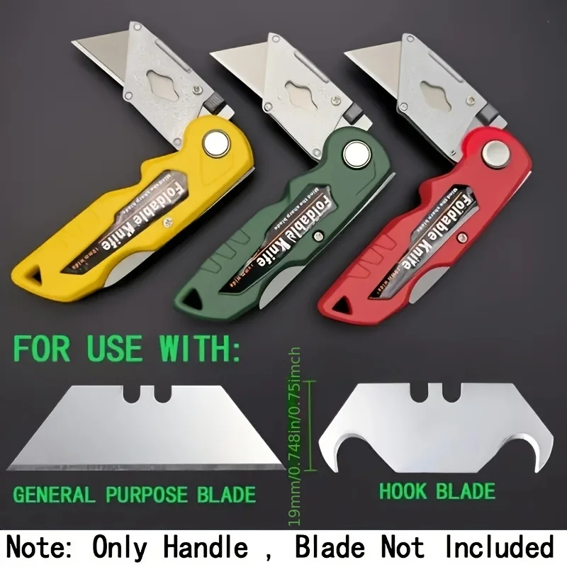 سكين فني متعدد الوظائف قابل للطي وتصميم سريع التغيير، يستخدم كماشة تجريد الأسلاك والمقص المرن