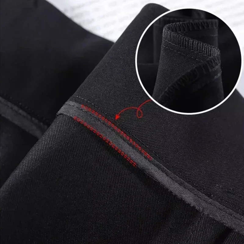 Pantalones de traje informales de cintura alta para mujer, pantalones de pierna ancha holgados coreanos para niñas, pantalones largos clásicos de moda para uso diario