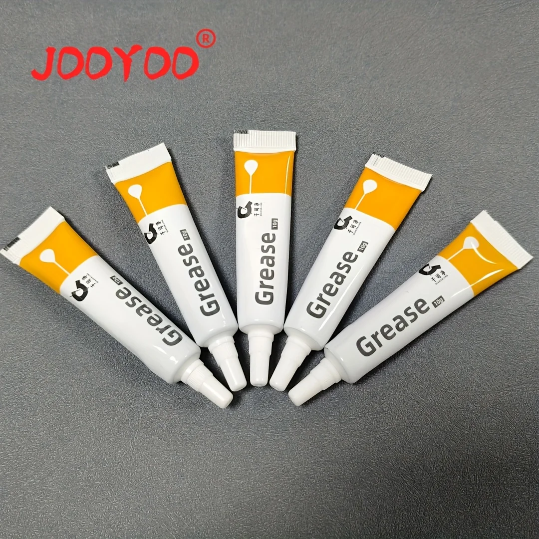 5pcs 10g Grease Fishing Reel Line Jeans Zipper Lubricant Gear Bearing Jamming Tangling Maintenance Oil Fishing Tackle Repair Kit