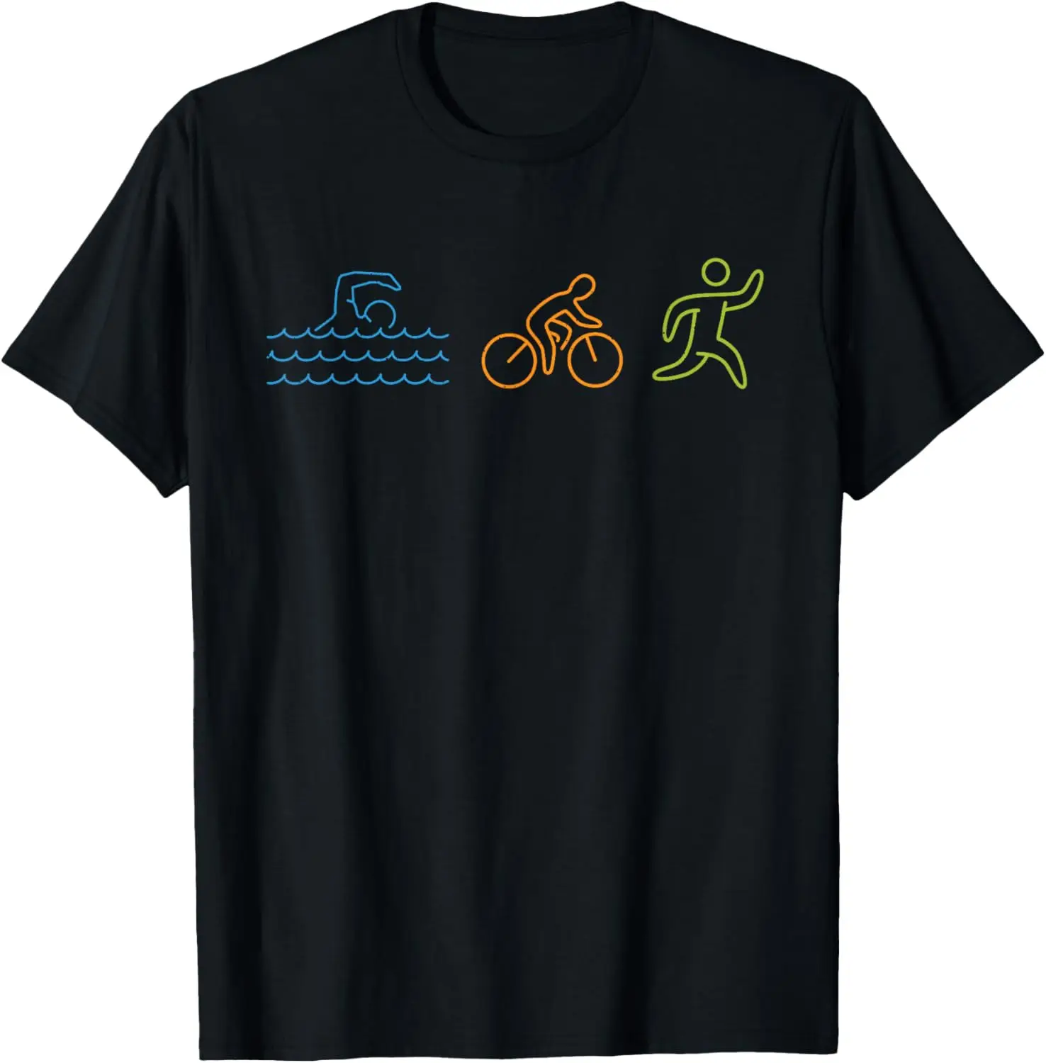 Triathlete Triathlon Swim Bike Run T-Shirt